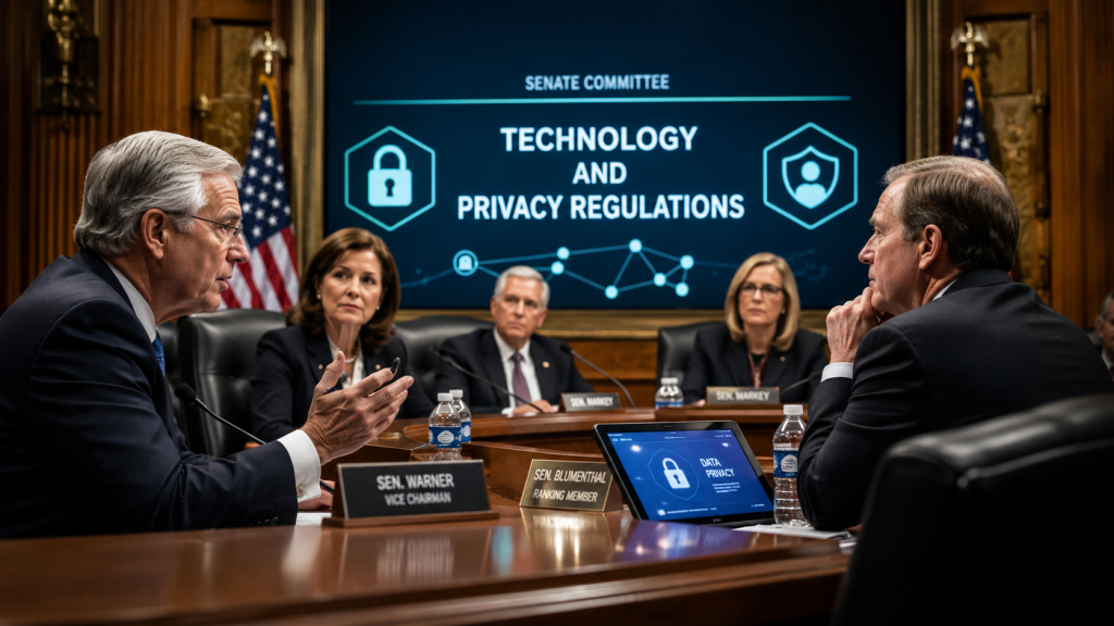 Senate Leaders Discuss New Technology and Privacy Regulations Senate Leaders Discuss New Technology and Privacy Regulations